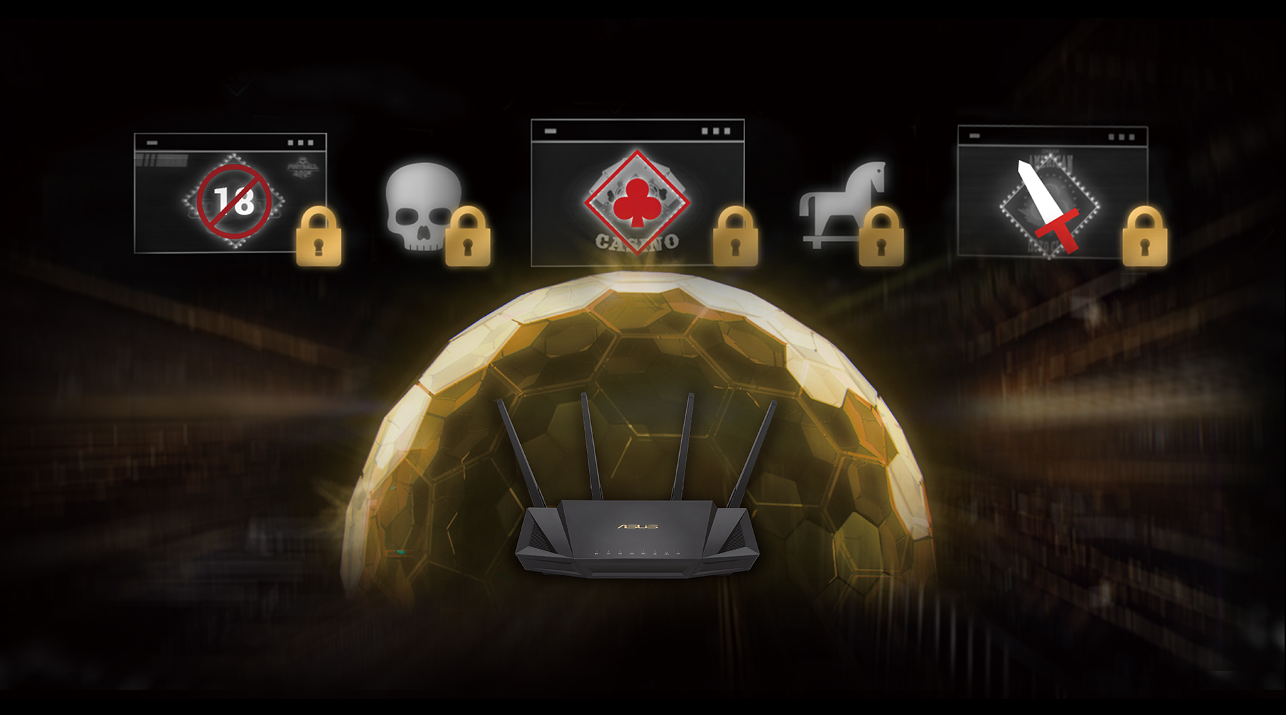 Commercial-grade security illustration