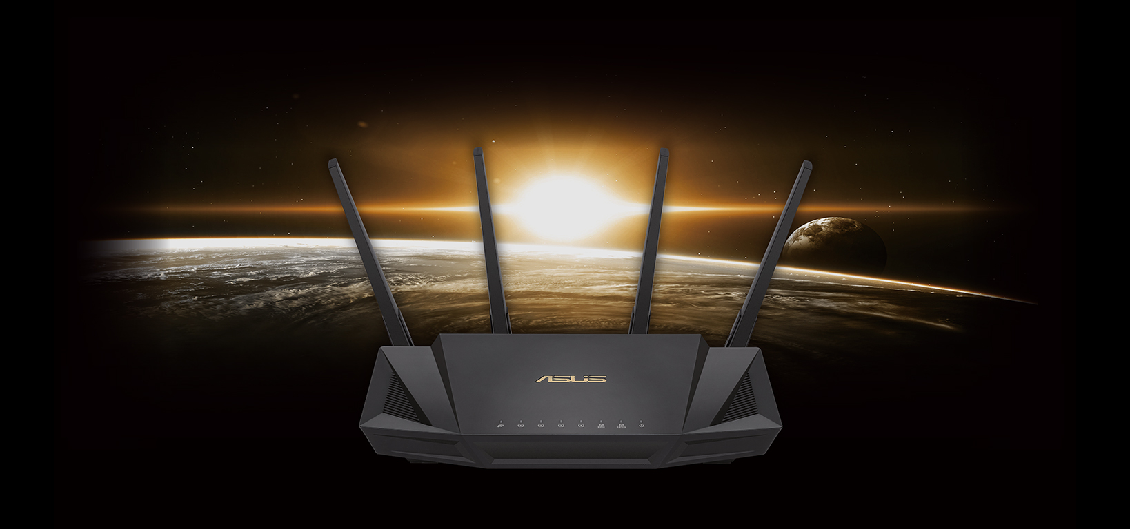 ASUS RT-AX3000 in space background